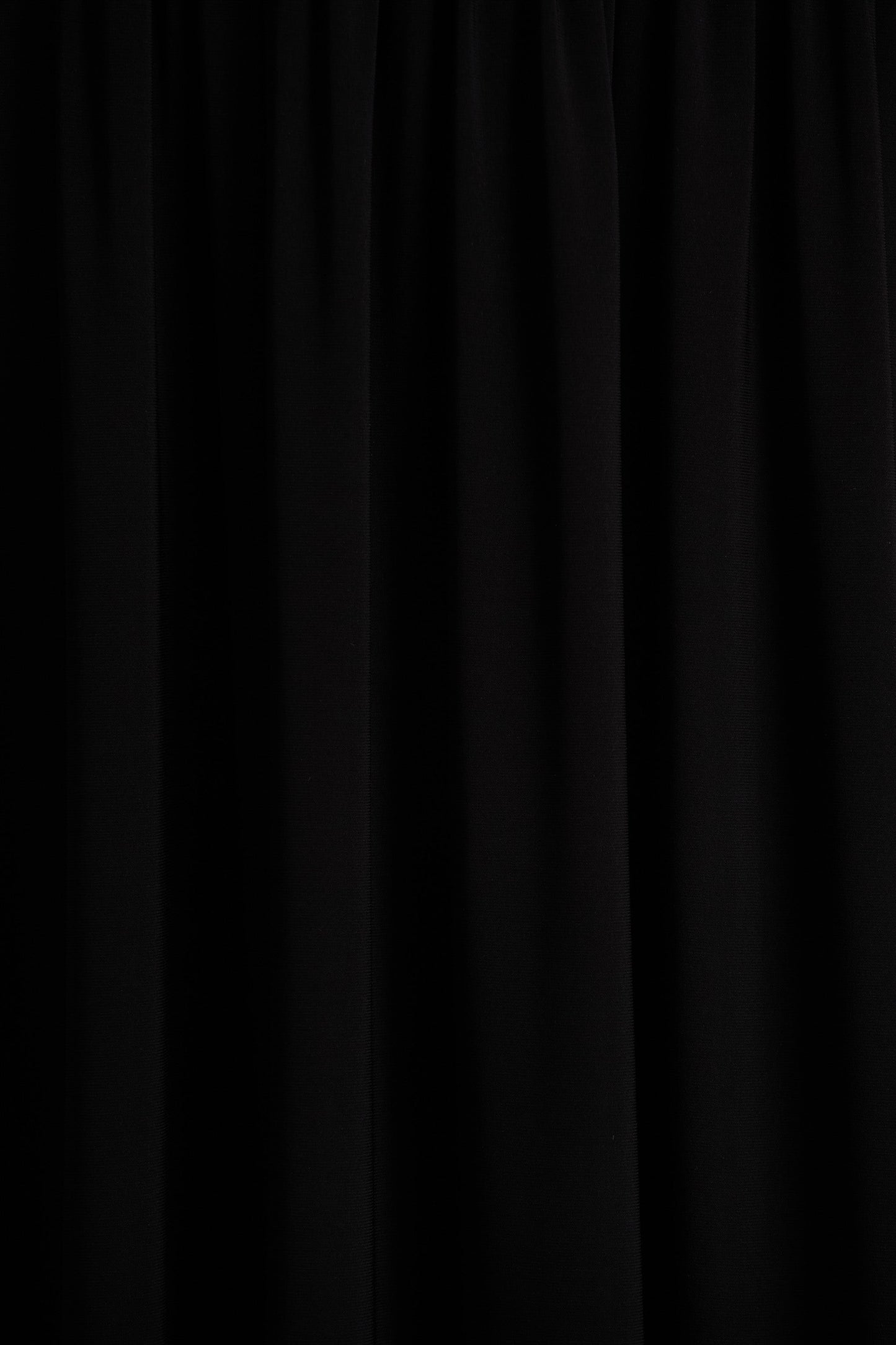 Aniyah | Black High-Neck Maxi Dress With Ruched Detailing