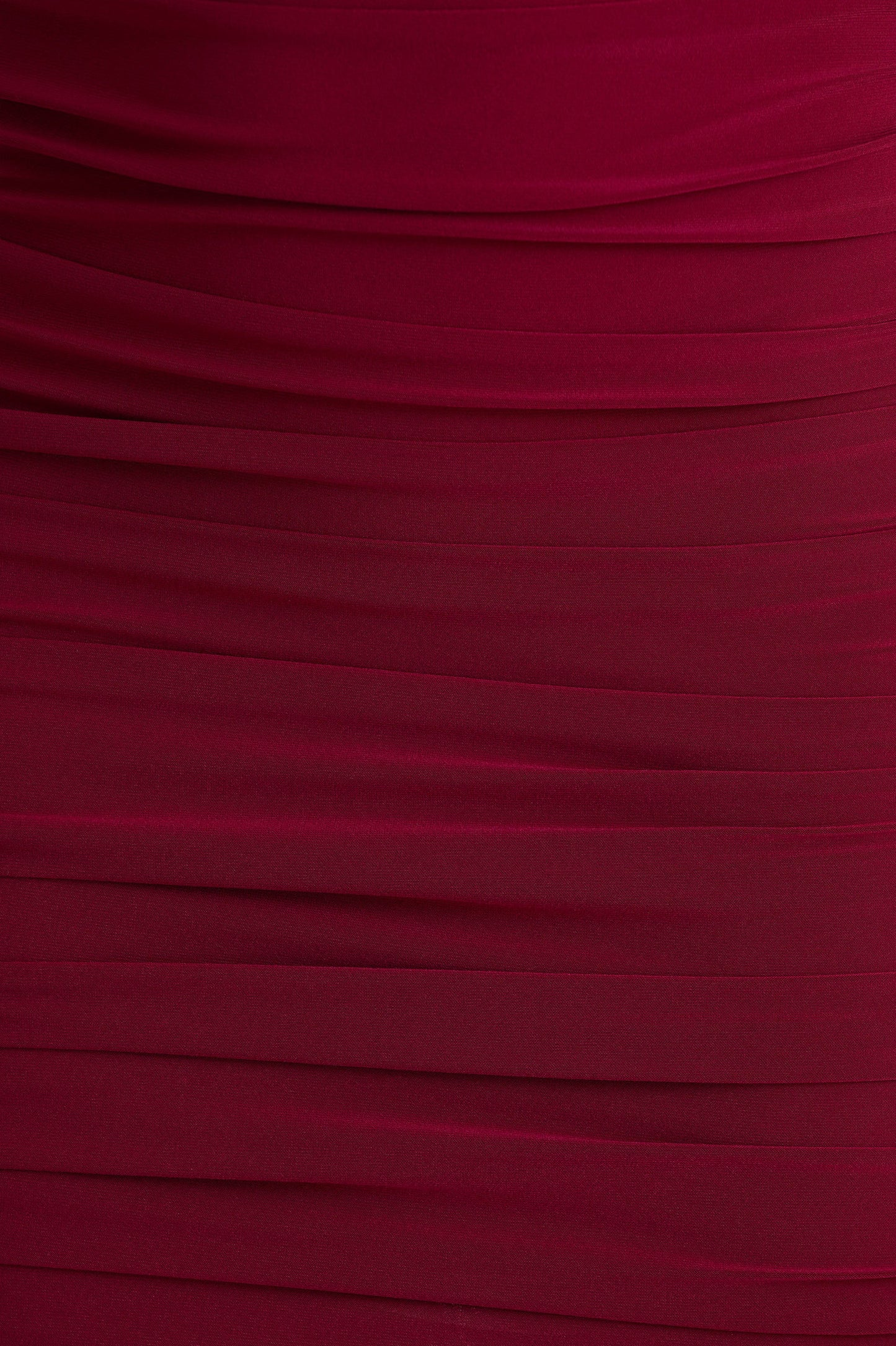 Missy | Burgundy Mini Dress With Cape-Sleeve And Ruched Detailing