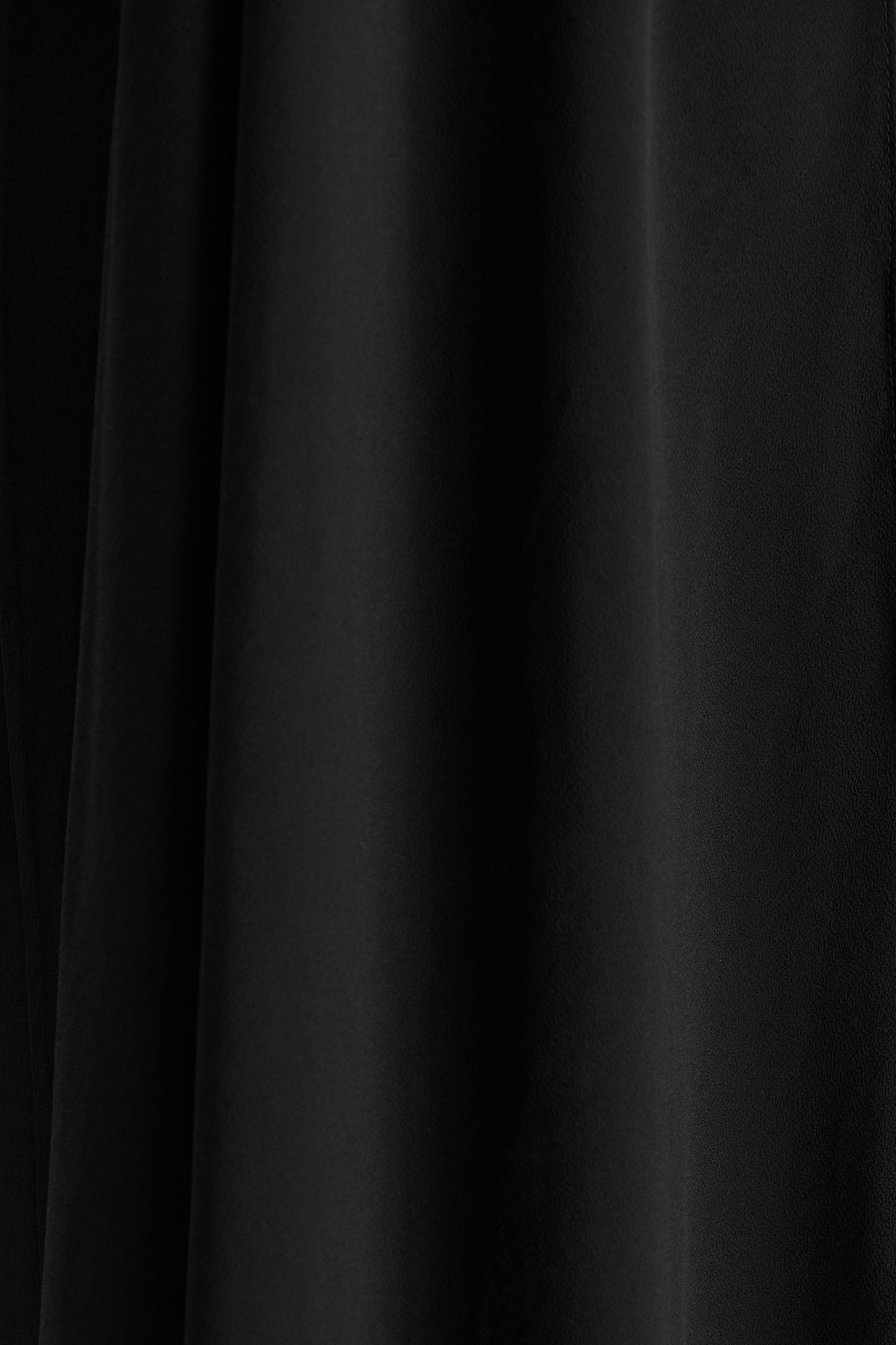 Unpredictable | Black High-Neck Maxi Dress With Back Cape Detail