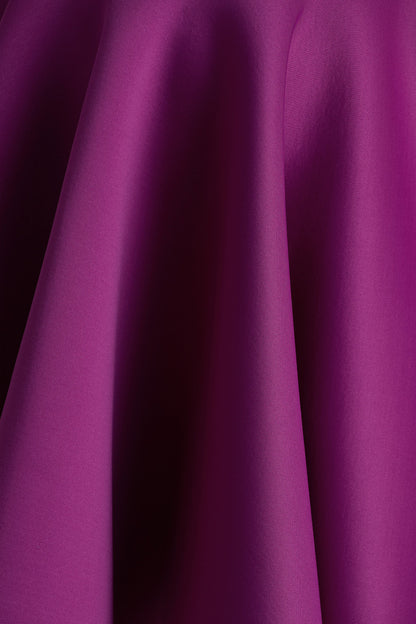 Peggy | Mulberry Halter-Neck Skater Mini Dress