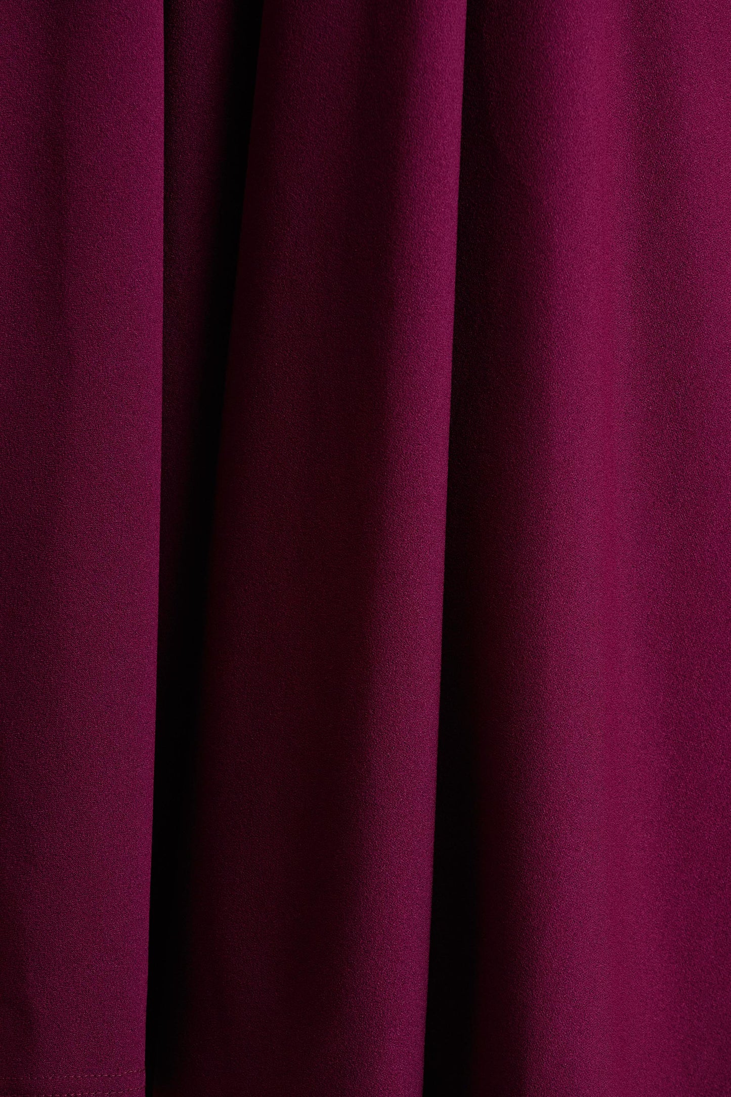 Depths | Burgundy V-Neck Midi Dress