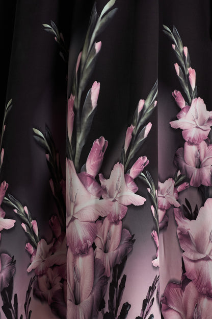 Annalise | Pink Border Print Bandeau Midi Dress