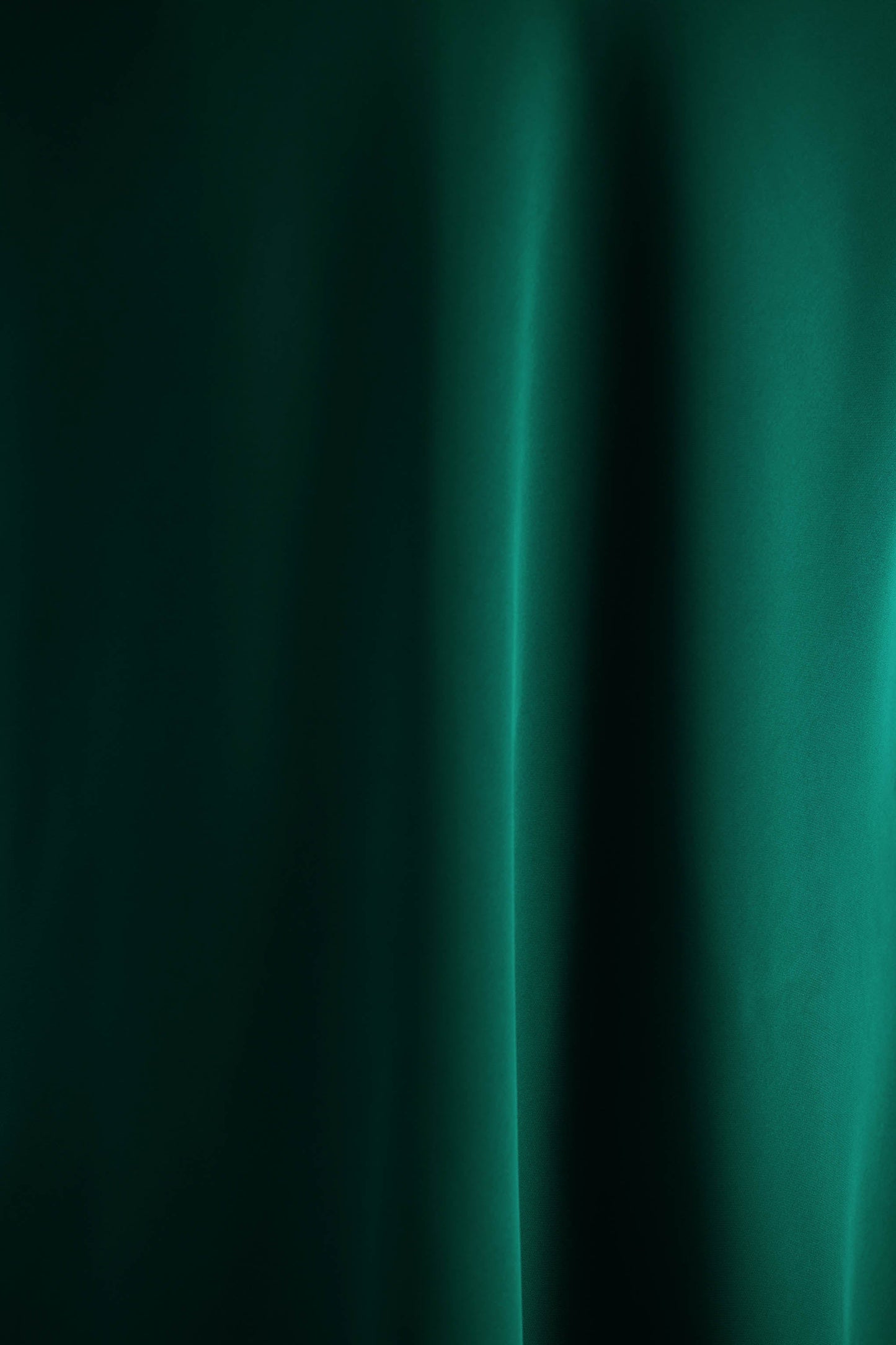 Celina | Bottle Green Satin High-Neck Maxi Dress