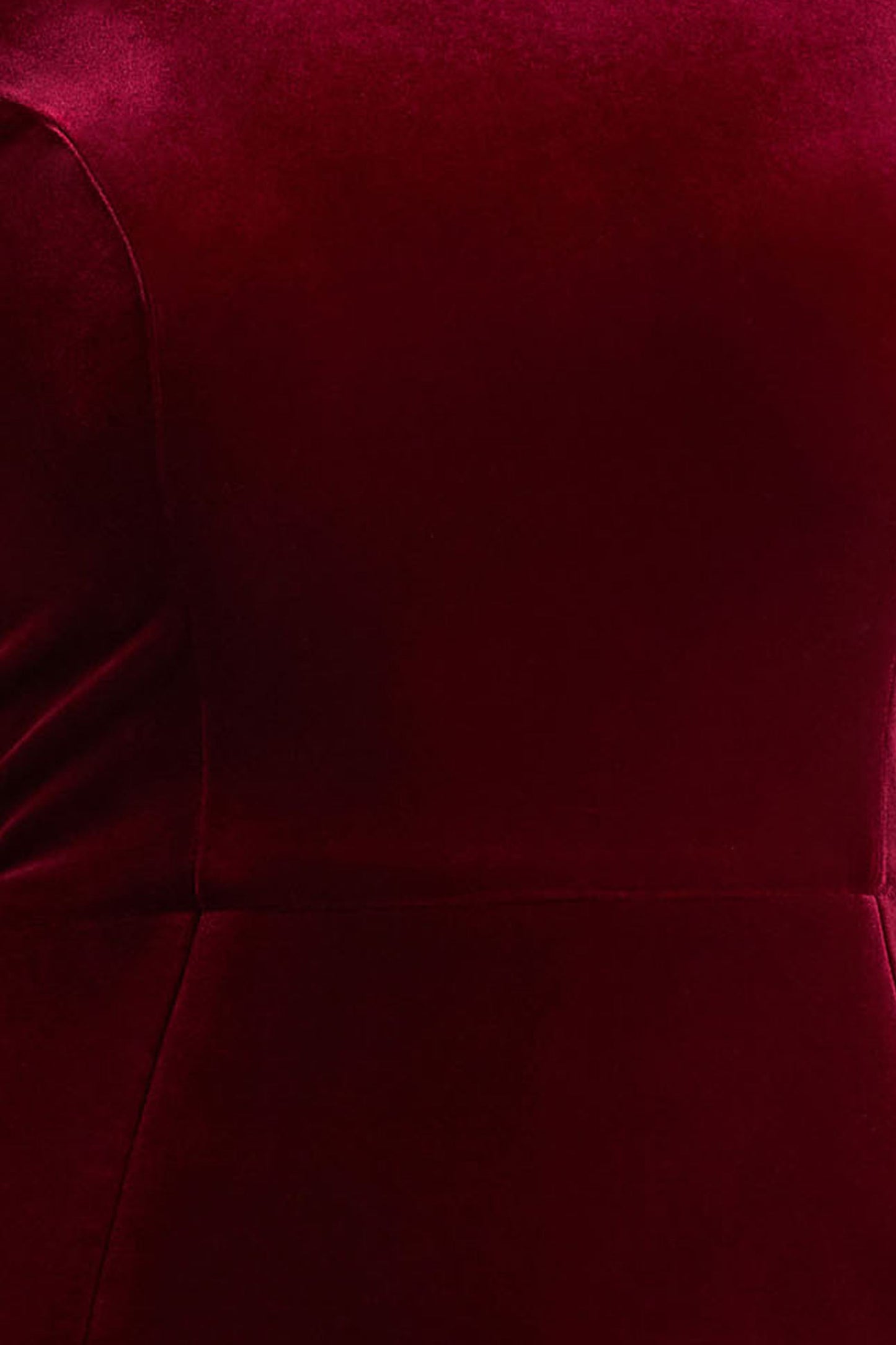 Margot | Burgundy High-Neck Velvet Mini Dress With Embellished Detail