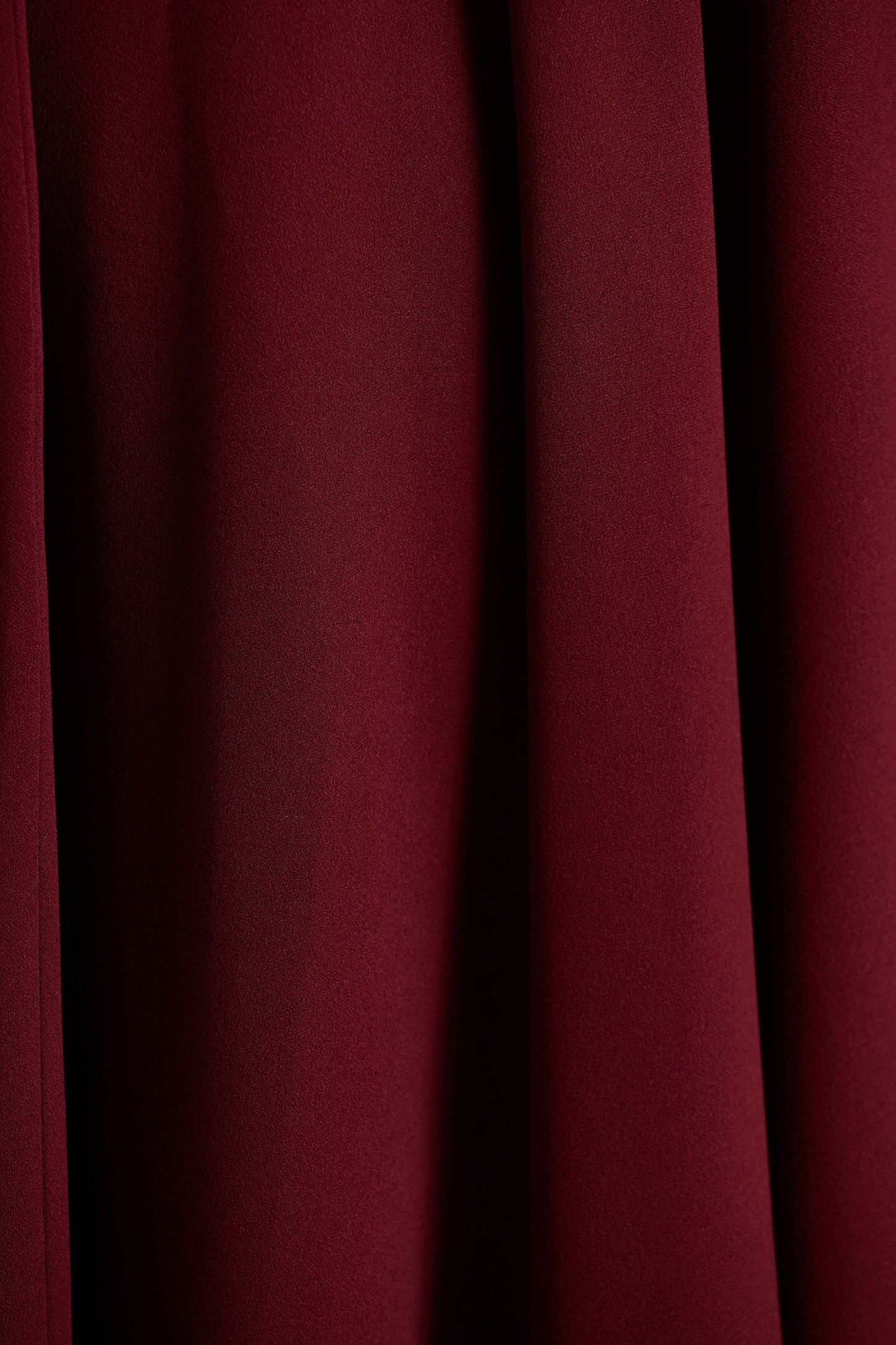 Scarlett | Burgundy Asymmetric-Neck Maxi Dress