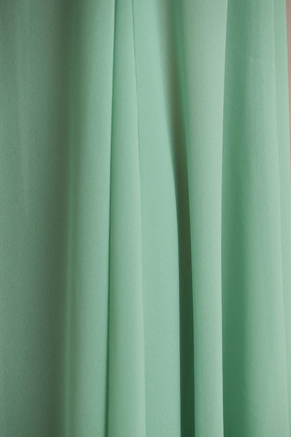 Kirby | Sage Corset Halter-Neck Maxi Dress With Sheer Detail