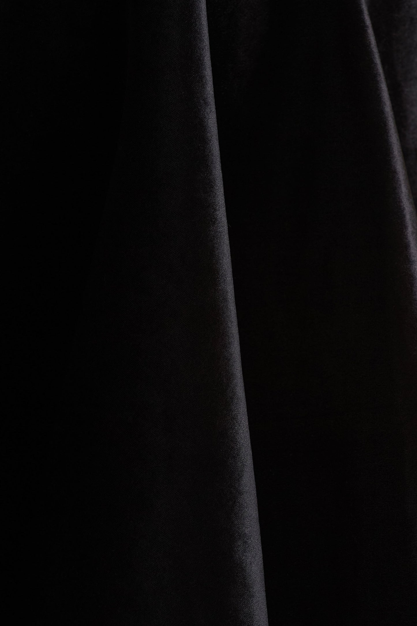 Keeley | Black Asymmetric-Neck Velvet Mini Dress With Bow Detail