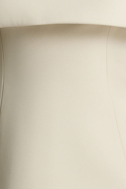 Nelly | Nude Square-Neck Mini Dress